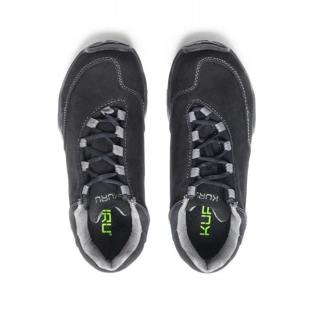Kuru Chicane Mens 13 Black Nubuck Hiking Shoes Trail Sneakers Orthopedic pp